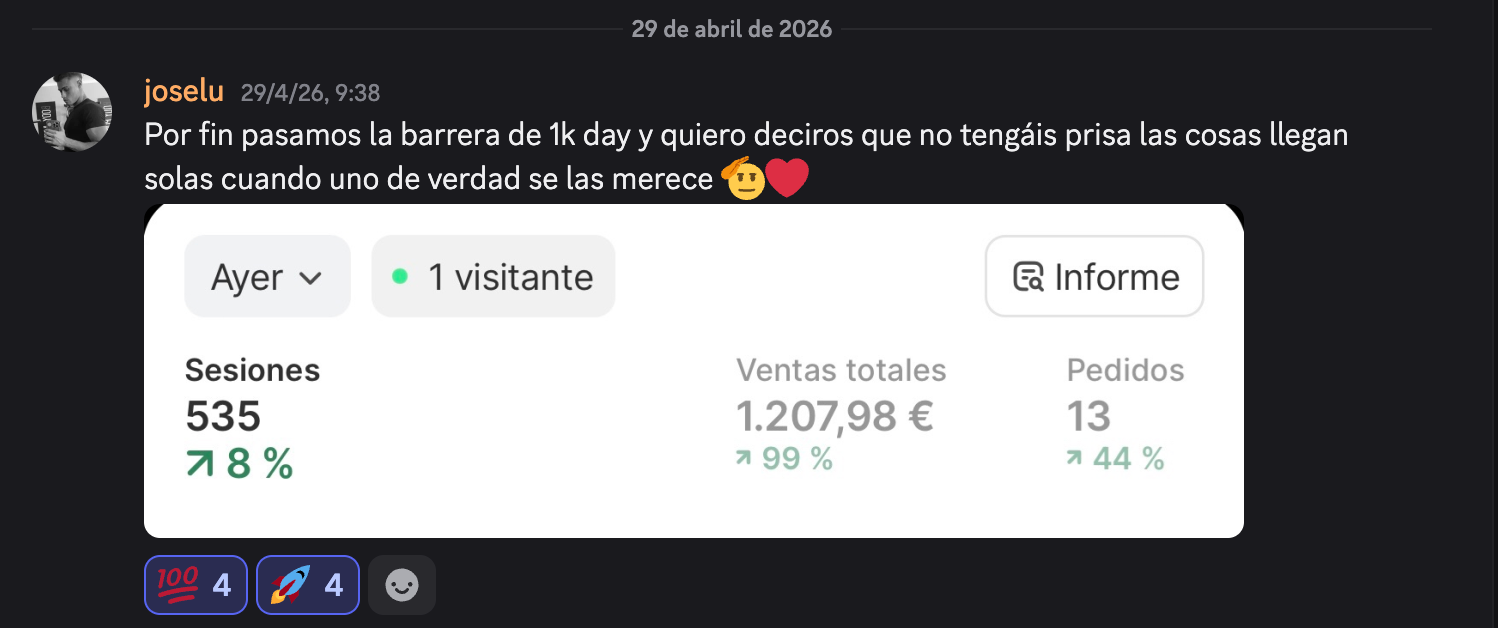 Captura de resultados de joselu: 1.207 € Rompiendo la barrera de 1k/día